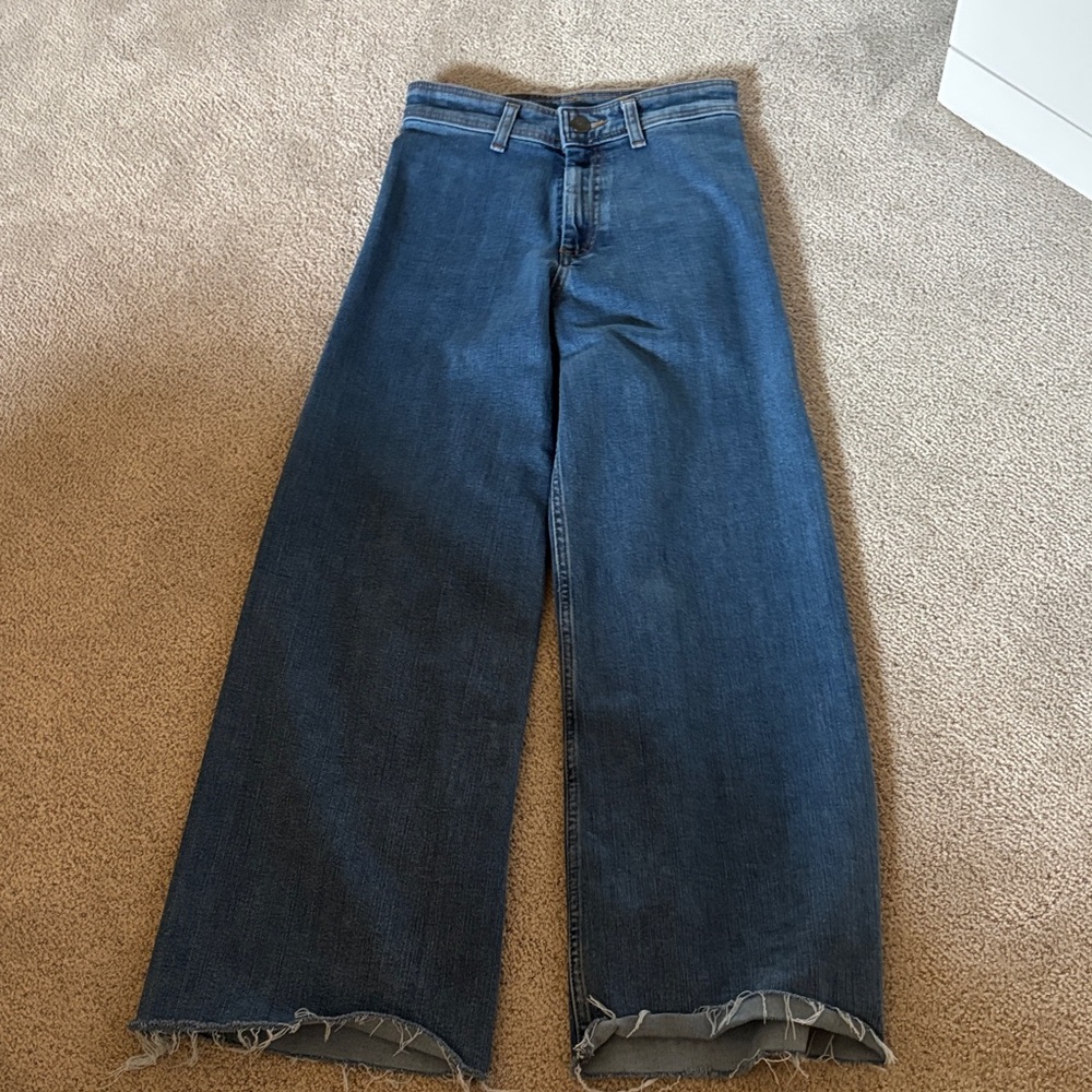 Zara Marine Straight Jean Deep Blue